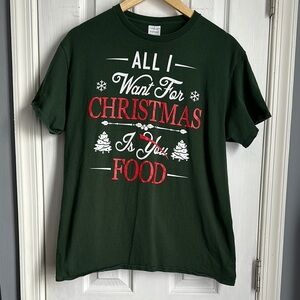Green Christmas Graphic T-Shirt